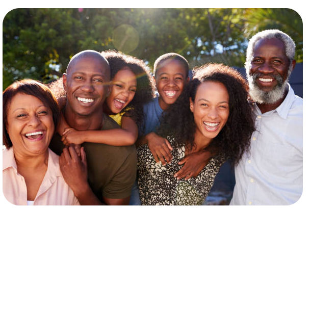 multi generational black family